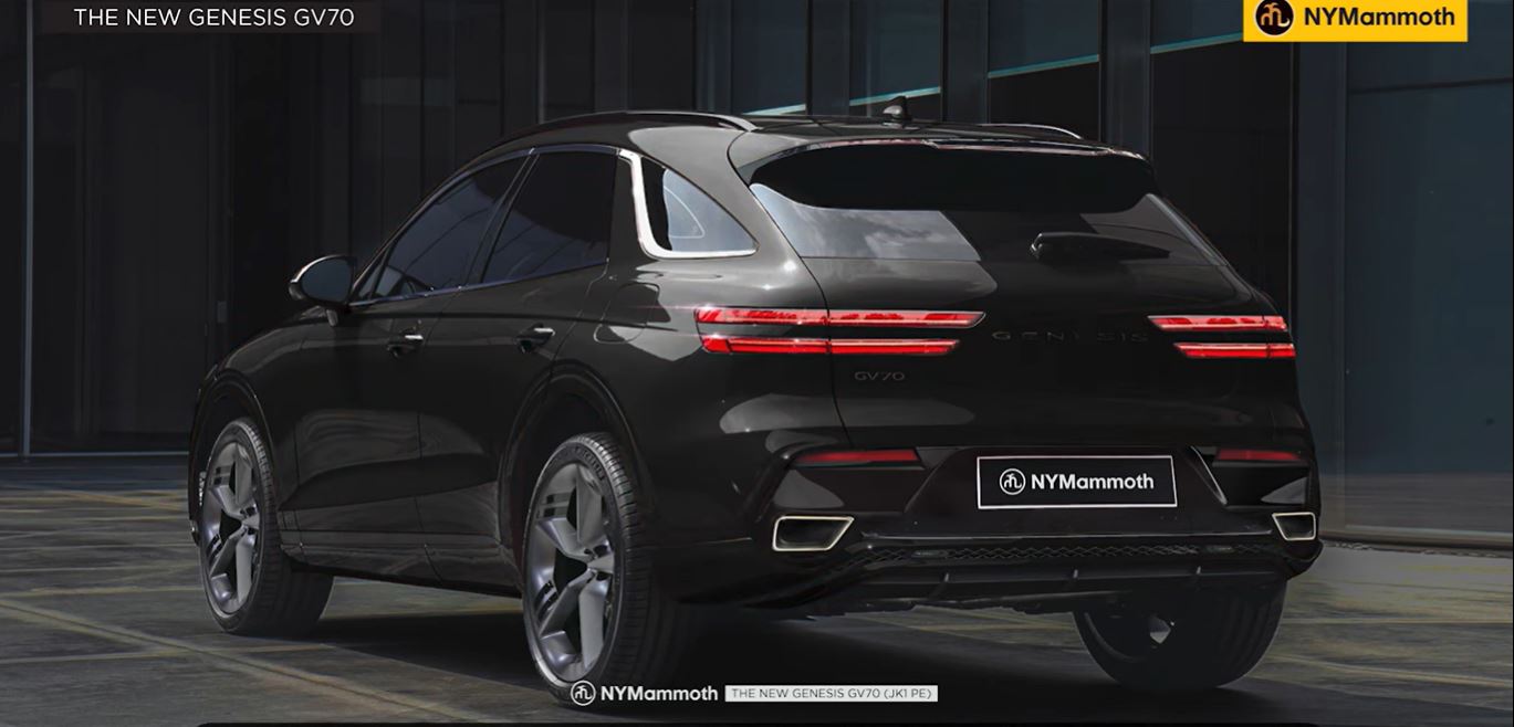 제네시스 GV70 페이스리프트 예상도