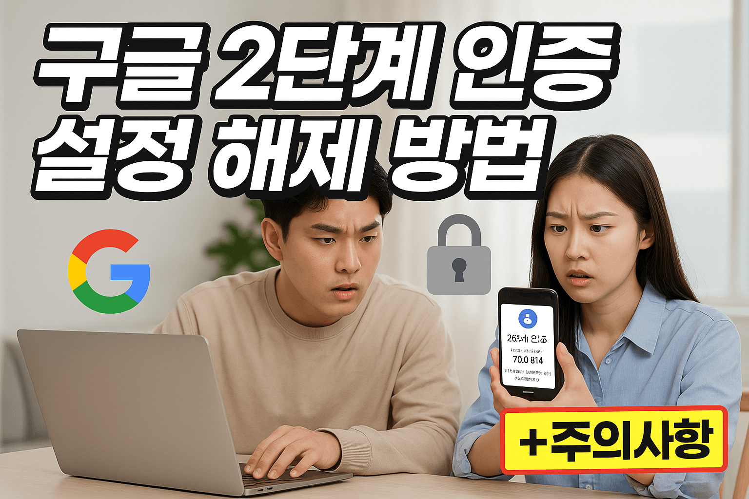 구글 2단계 인증 설정 해제 방법 주의사항 총정리