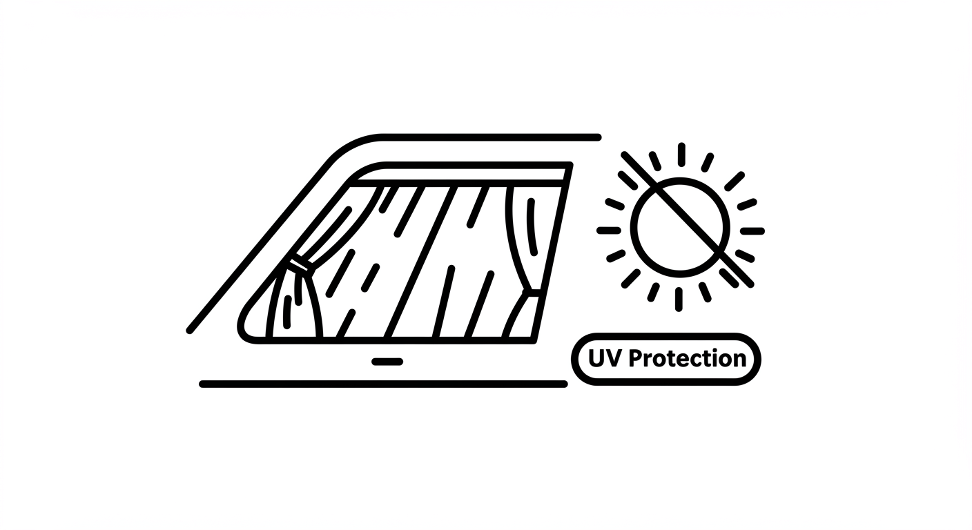 "차량커튼으로 햇빛 차단, 실내온도 10도 낮추기"에 대한 이미지입니다.