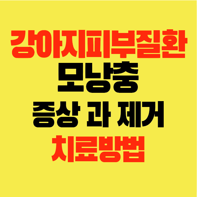 썸네일-강아지-피부질환-모낭충-증상과치료-제거방법