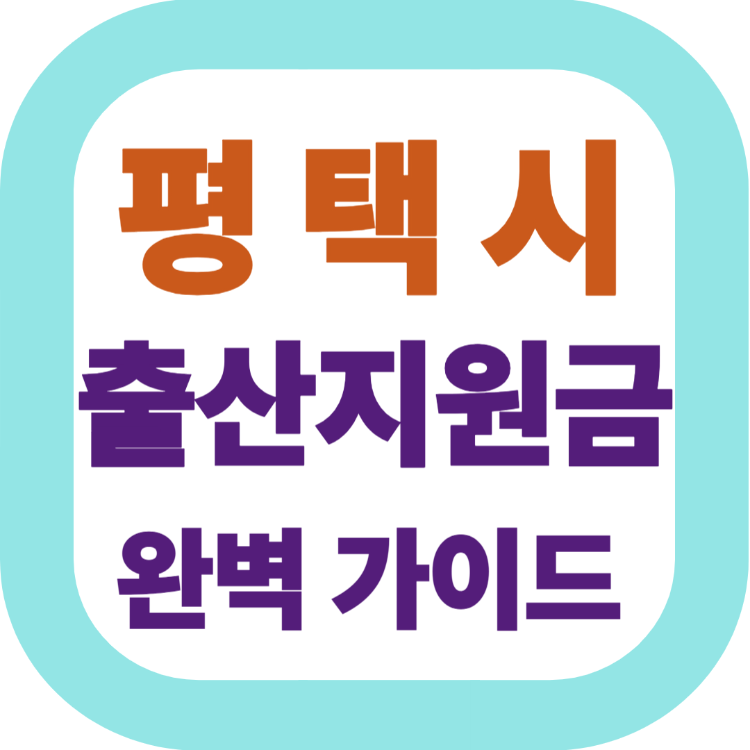 평택시 출산지원금 완벽가이드