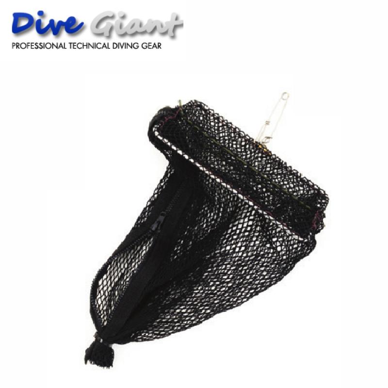 다이브자이언트 스피어피싱 사각 지퍼 채집망 GH514