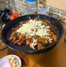 치즈곱창볶음