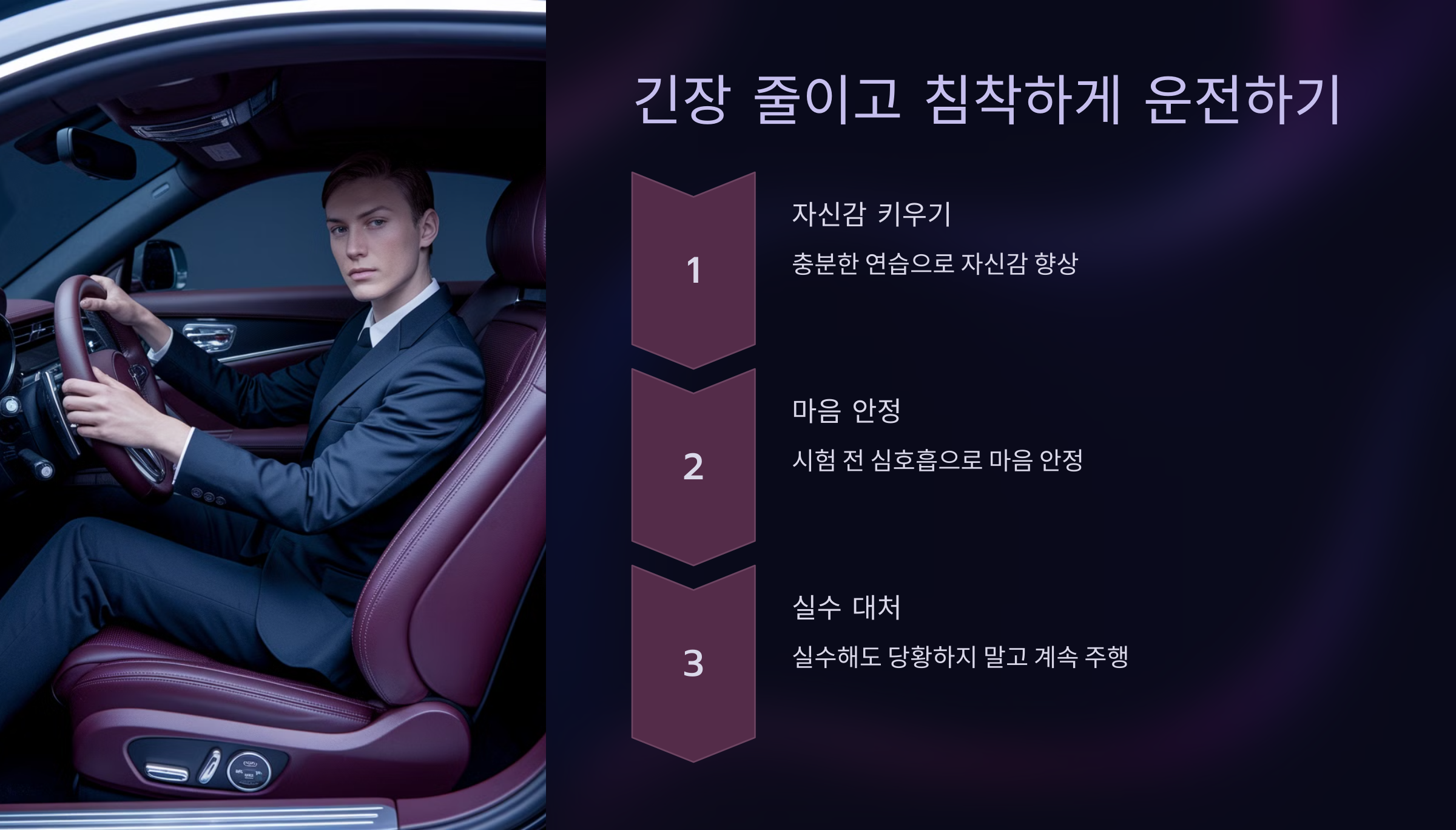 긴장 줄이고 침착하게 운전하기