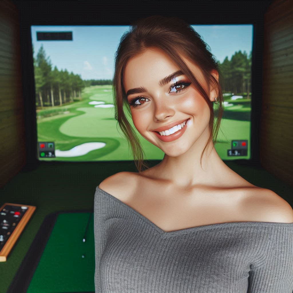 스크린골프장 배경