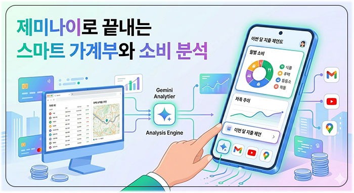 제미나이로 끝내는 스마트 가계부와 소비 분석