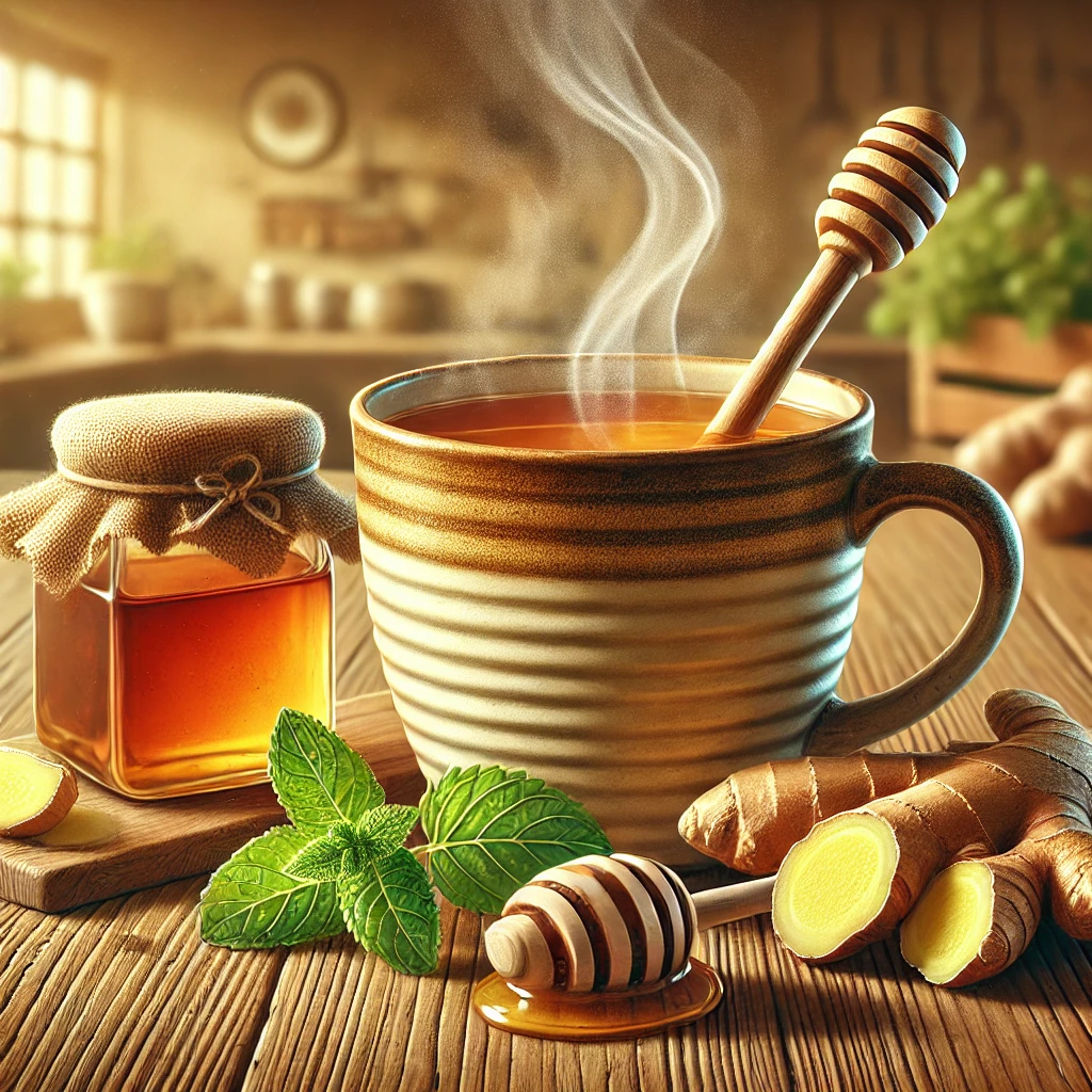 기관지에 좋은 차 - 생강차