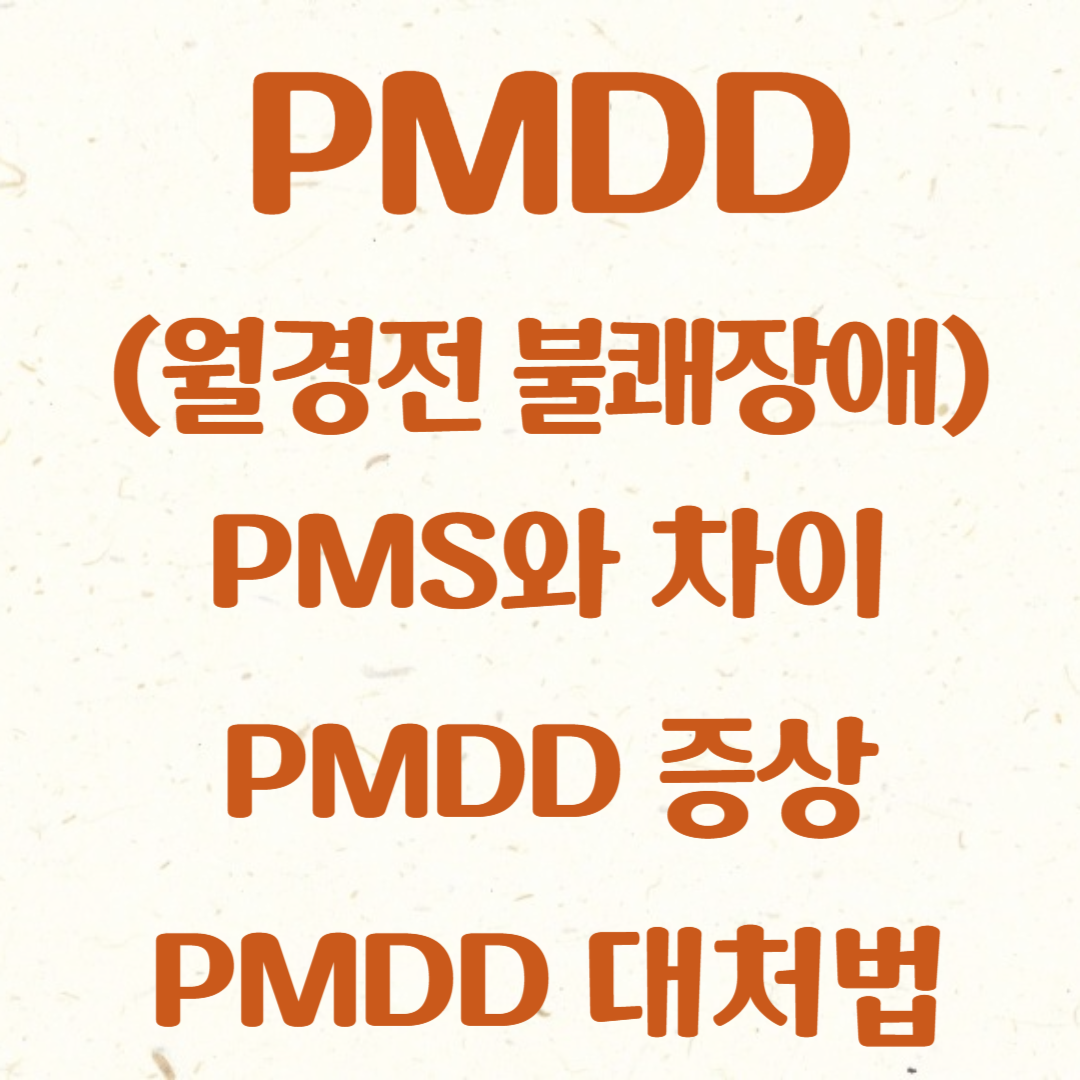 PMDD(월경전 불쾌장애)