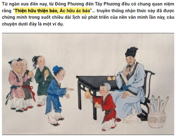 "티엔 흐우 티엔 바오"을 인용한 포스트 캡처