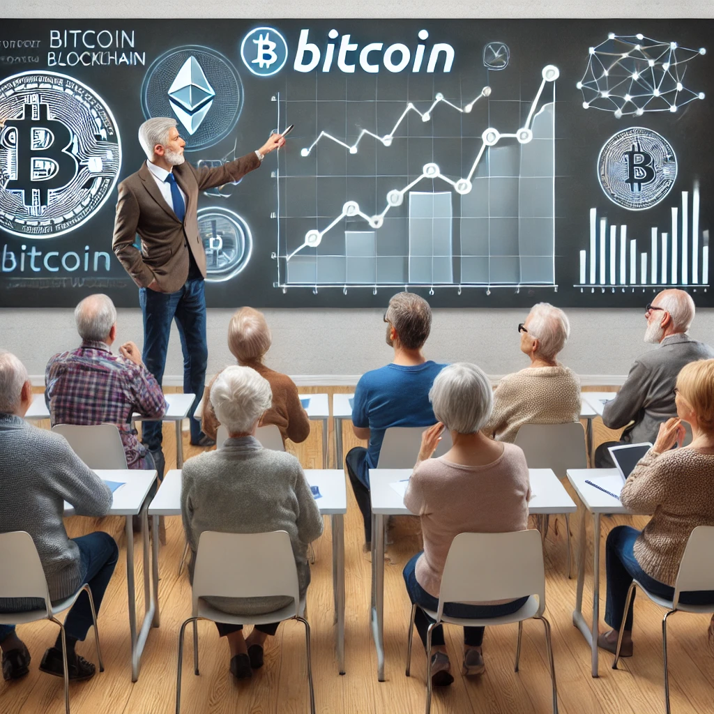 비트코인을 공부하는 연금세대 세미나 일러스트