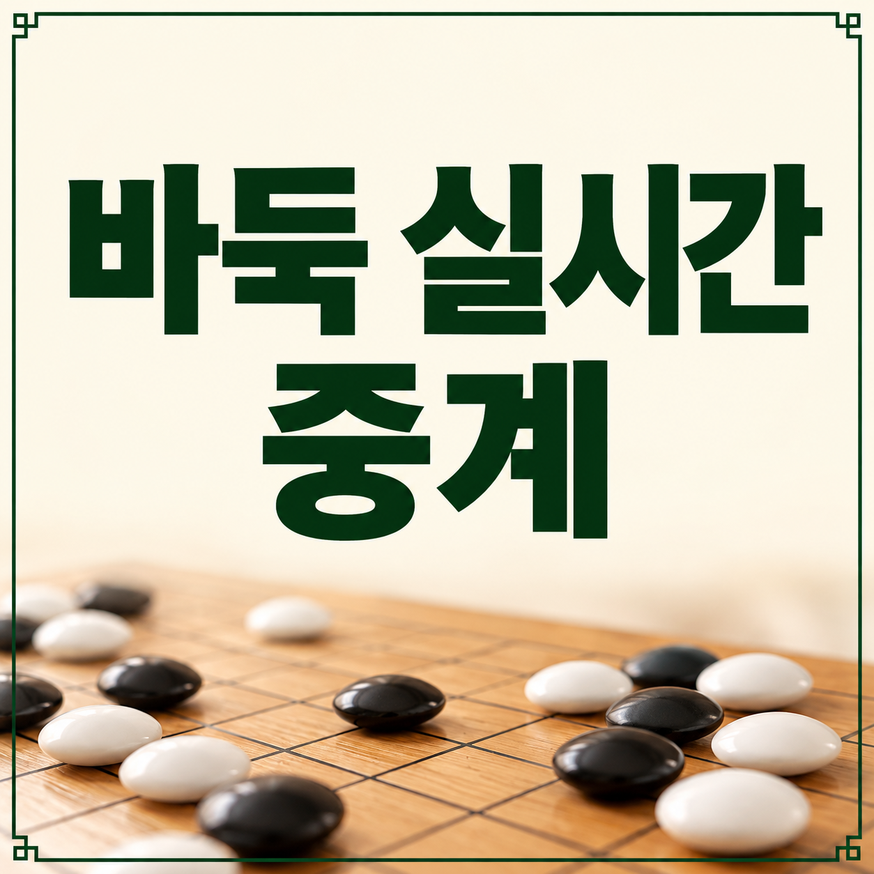 바둑 실시간 중계 보는 방법 |공식 채널·편성표·무료 시청 조건
