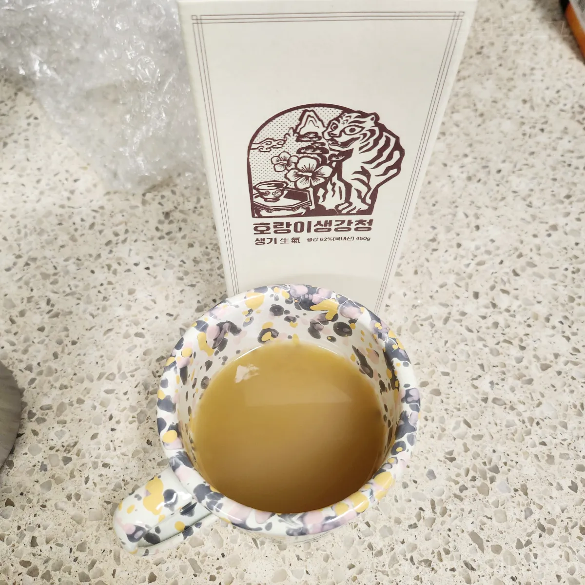 팔팔호랑이-생강청-생강차