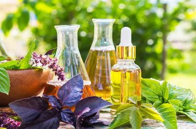 채소와 오일 사진