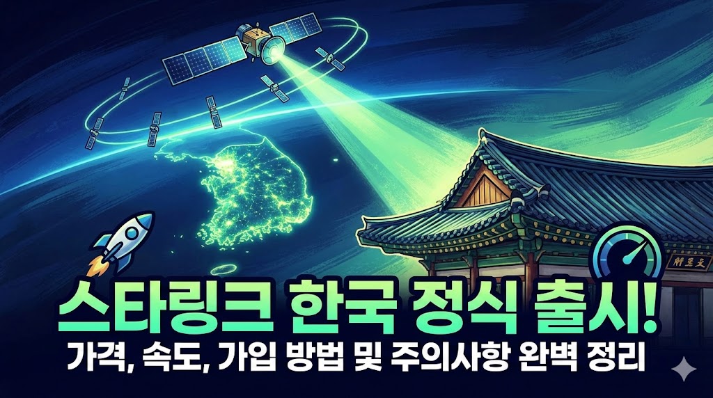 스타링크 한국 정식 출시! 가격, 속도, 가입 방법 및 주의사항 완벽 정리