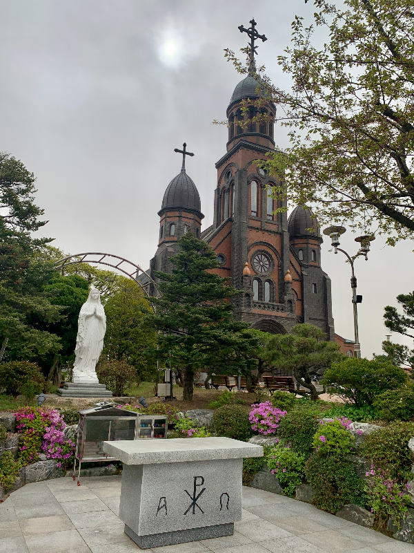 태안성당 성모상