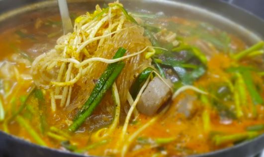순대전골