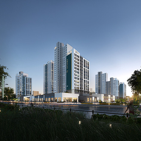 운서역 푸르지오 더 스카이 2차 조감도