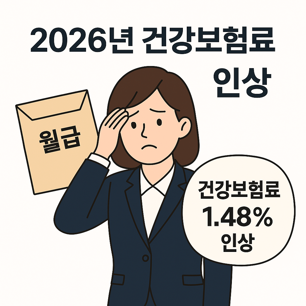 2026년 건강보험료 인상 확정! 가계 충격과 절세 방법 총정리