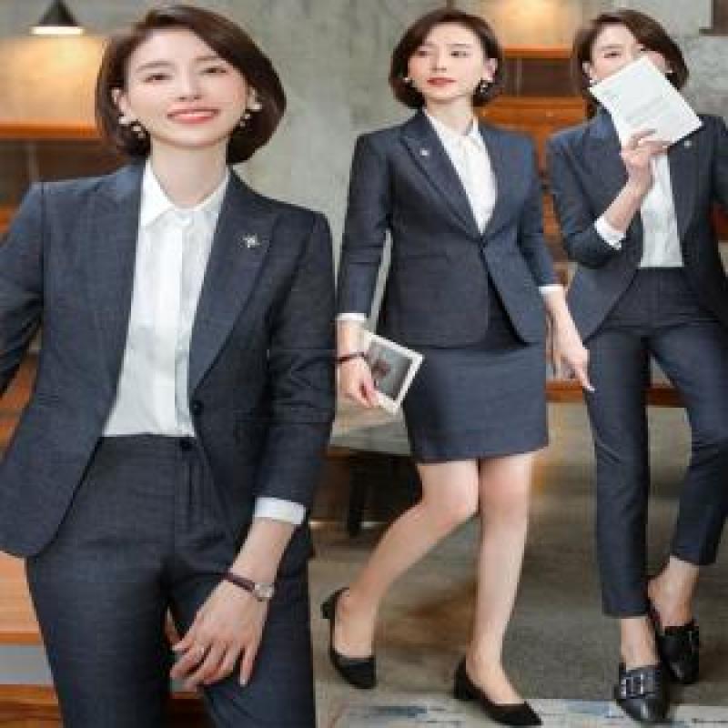 여성빅사이즈정장 빅사이즈 여성 정장 세트 5XL 여자