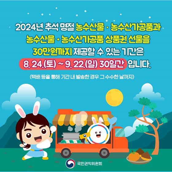 추석명절 청탁금지법