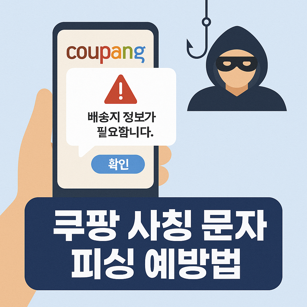 쿠팡 사칭 문자 피싱 예방법