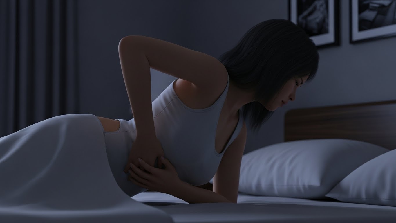 천골 골절, 허리 통증, 수면 장애