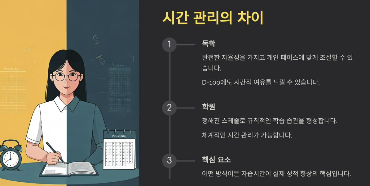 시간 관리의 차이