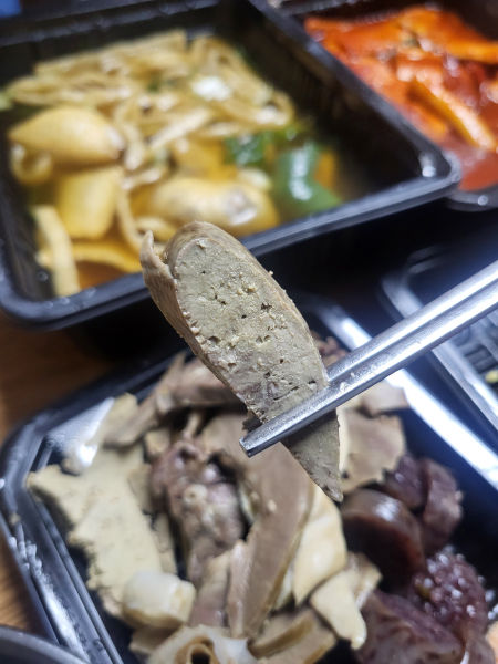 응큼떡볶이 수원화서점 찰순대 내장추가