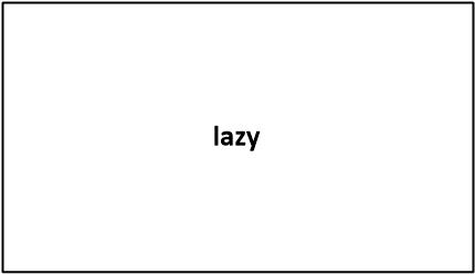 lazy