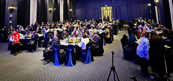 지난 28일 청주예술 예술인의 밤 행사장 모습. [사진=페이스북]