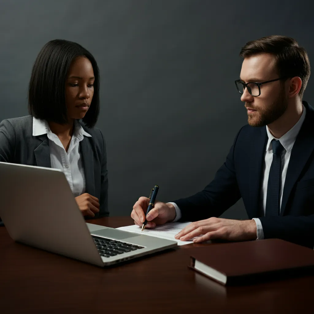 여성고객-변호사-상담