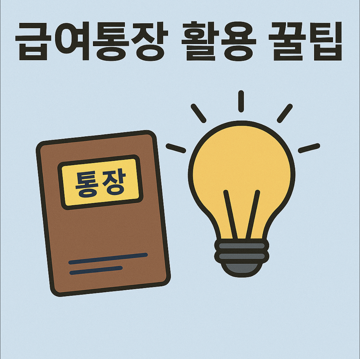 급여통장 활용방법