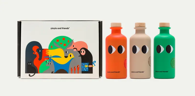 YIAYIA Olive oil and package