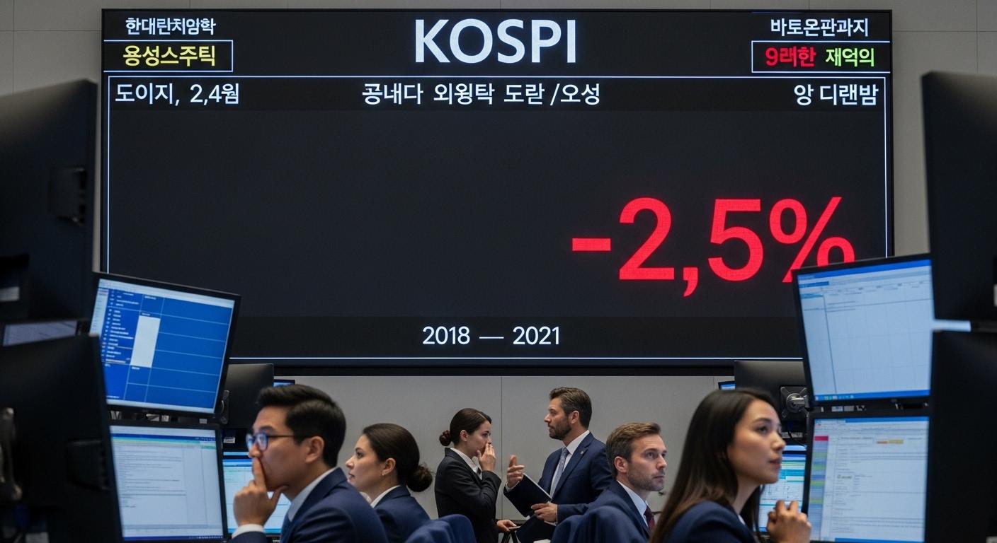 코스피 하락 이유