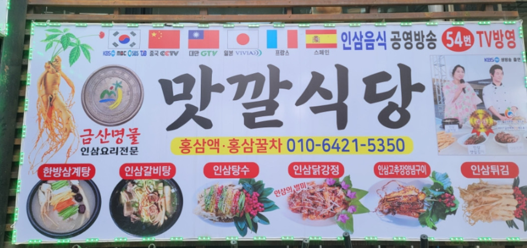 오늘N 위대한일터 인삼보양식 인삼갈비탕 금산 맛집