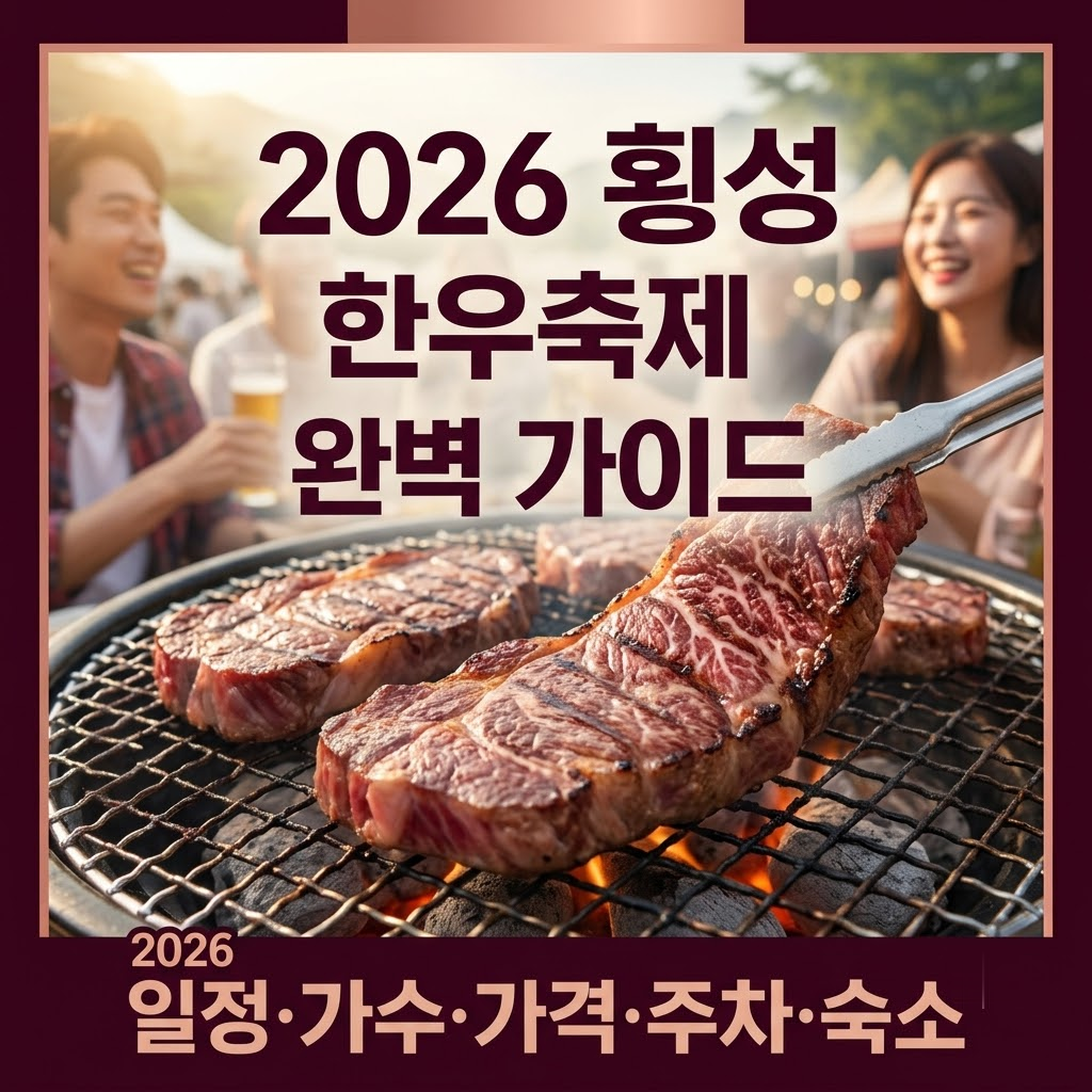 2026 횡성 한우축제 일정 초대가수 가격 숙소 완벽 가이드