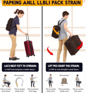 허리디스크와 여행 가방