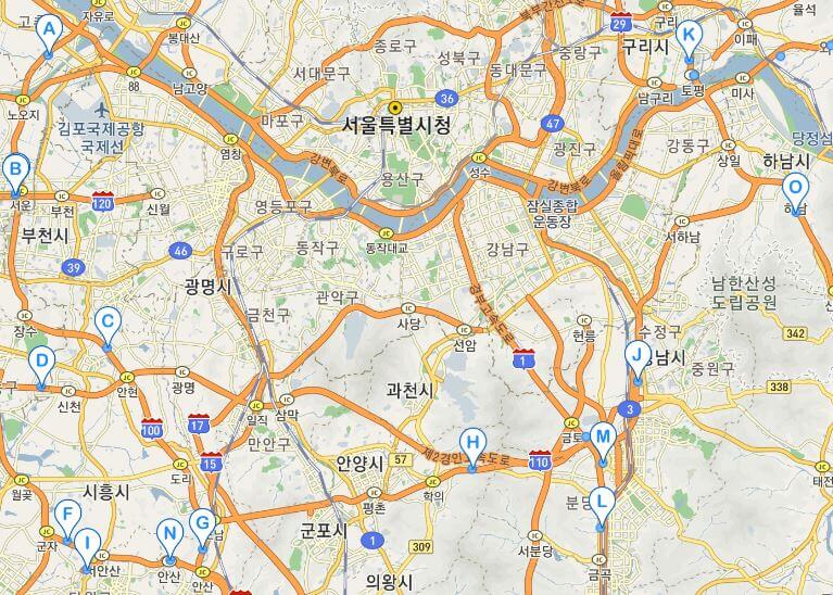 traffic map