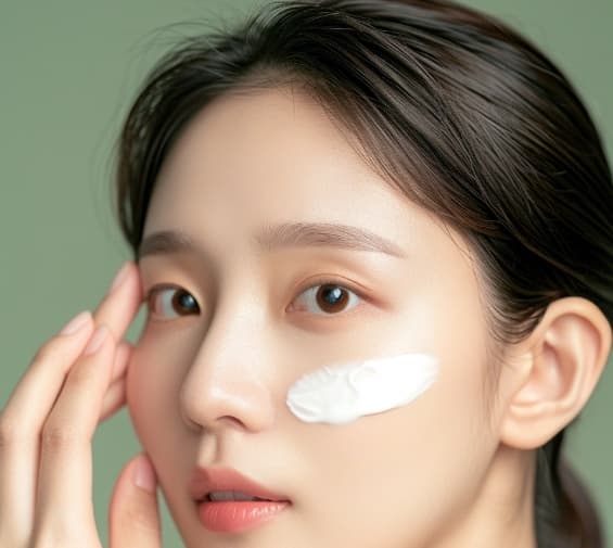 여드름-흉터관리-선크림-바르기