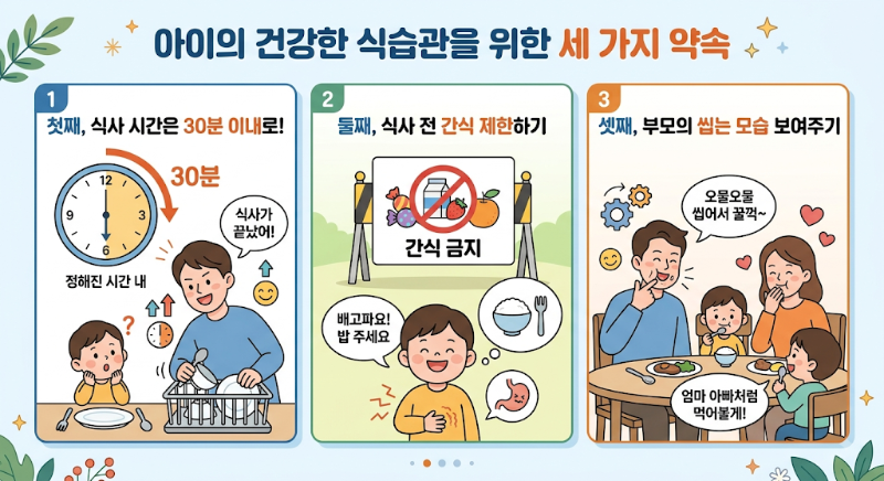 올바른 식습관 형성과 영양 불균형 예방 수칙