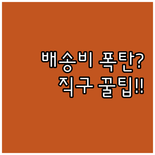 해외 직구 성공 지표: 지혜로운 소비..