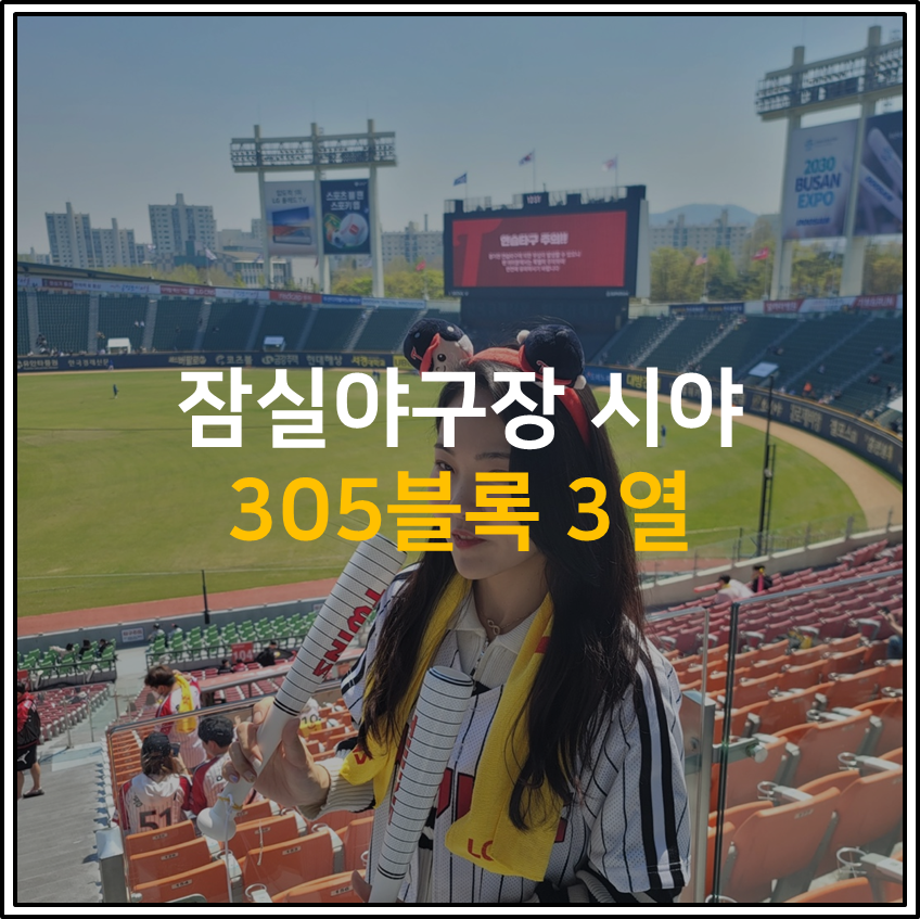 잠실야구장 305블록 시야 정보