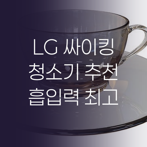 LG 싸이킹 진공청소기 추천 구매 가..