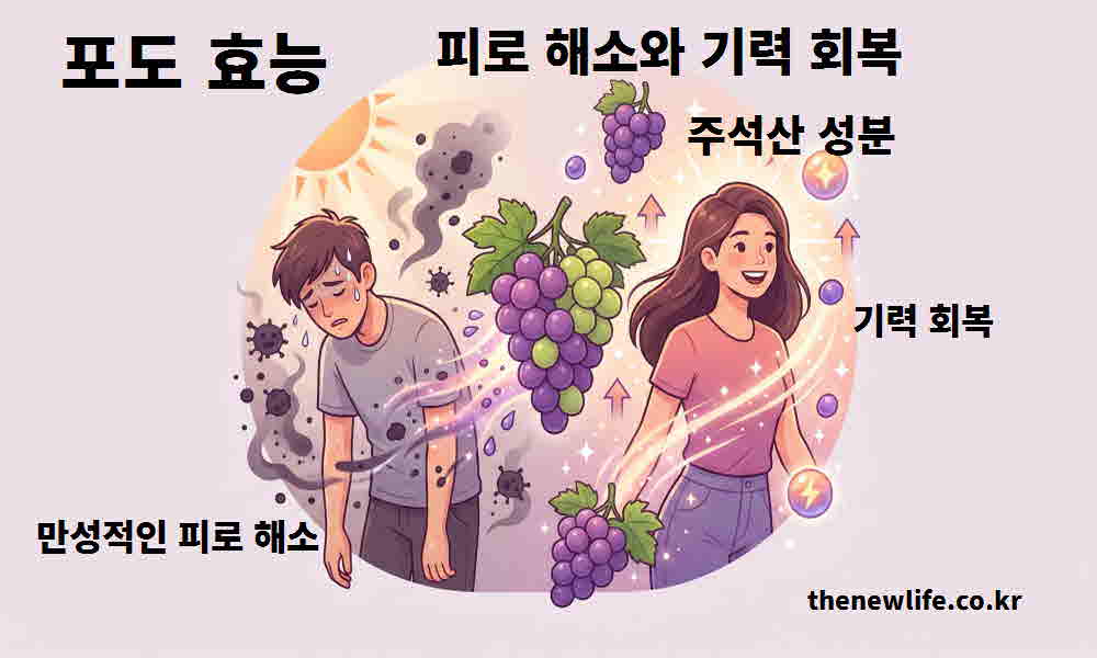 포도 효능 피로 해소 기력 회복