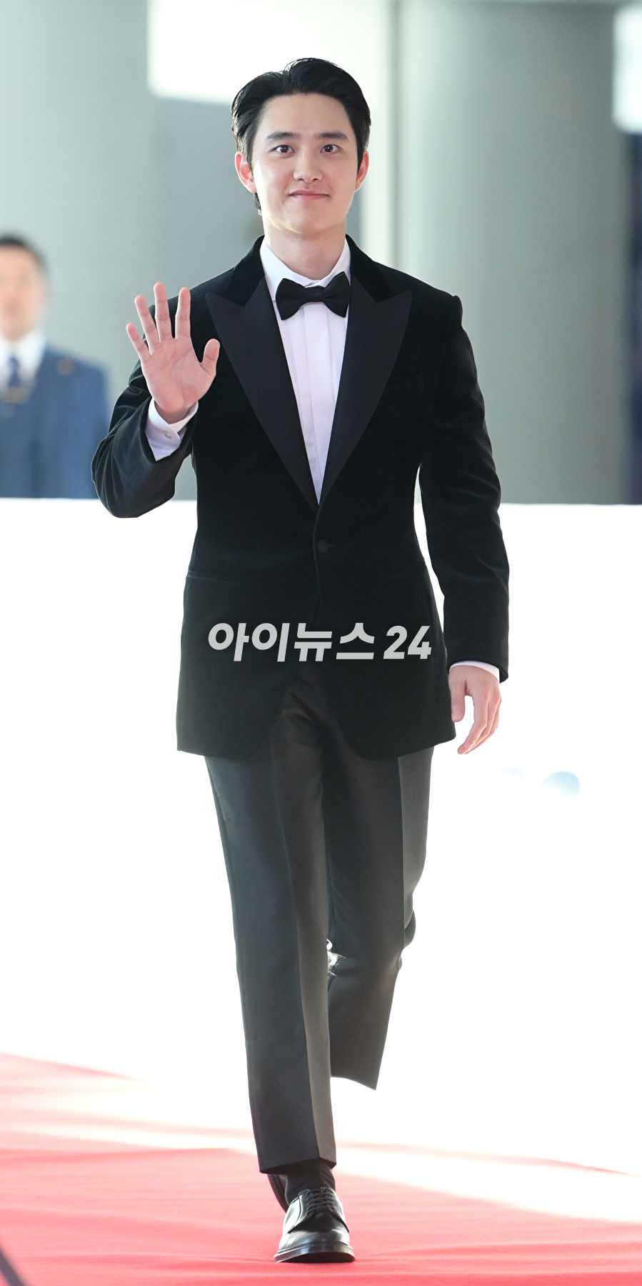 배우 도경수가 5일 부산 해운대구 시그니엘 부산 그랜드볼룸에서 열린 '2023 부일영화상' 시상식에 참석하고 있다. [사진=정소희 기자]