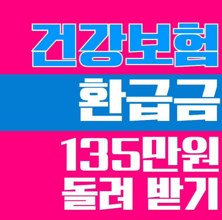 건강보험 환급금