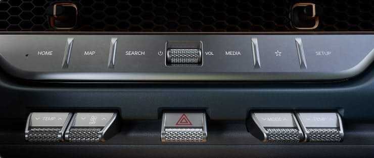 기아 타스만 인테리어 물리 버튼