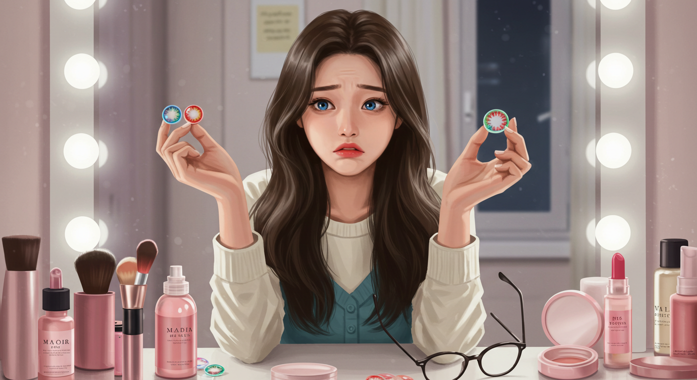 렌즈 착용 습관&amp;#44; 인공눈물&amp;#44; 렌즈 위생