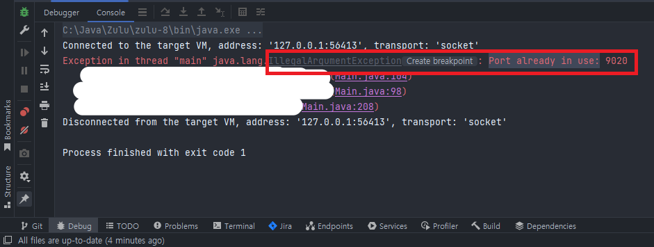 Windows - Port already in use: 8080