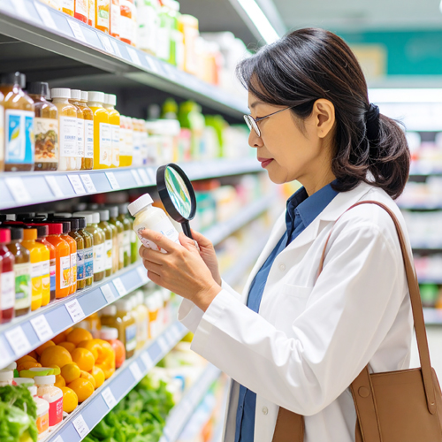 성분 함량 확인: 1일 권장량 이상 포함 여부